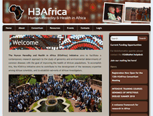 Tablet Screenshot of h3africa.org